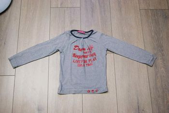 Maillot manche longue rayé.  4 ans fille. Marque Nky