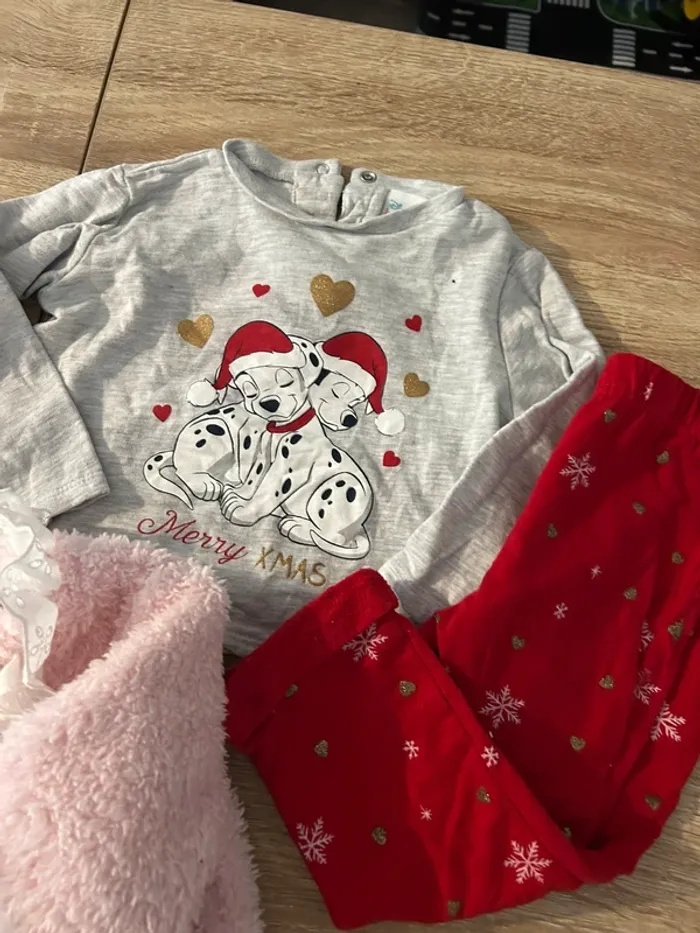 Lot 3 pyjamas deux pièces chaud 12/18 mois - photo numéro 2