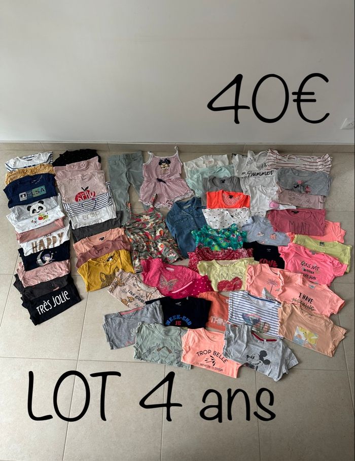 Lot 4 ans fille