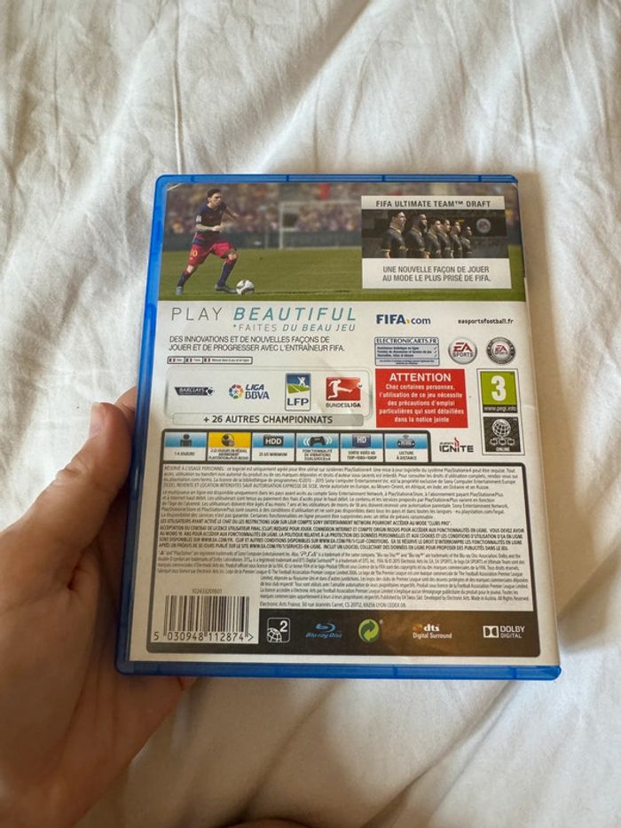Jeu PlayStation 4 fifa 16 - photo numéro 2