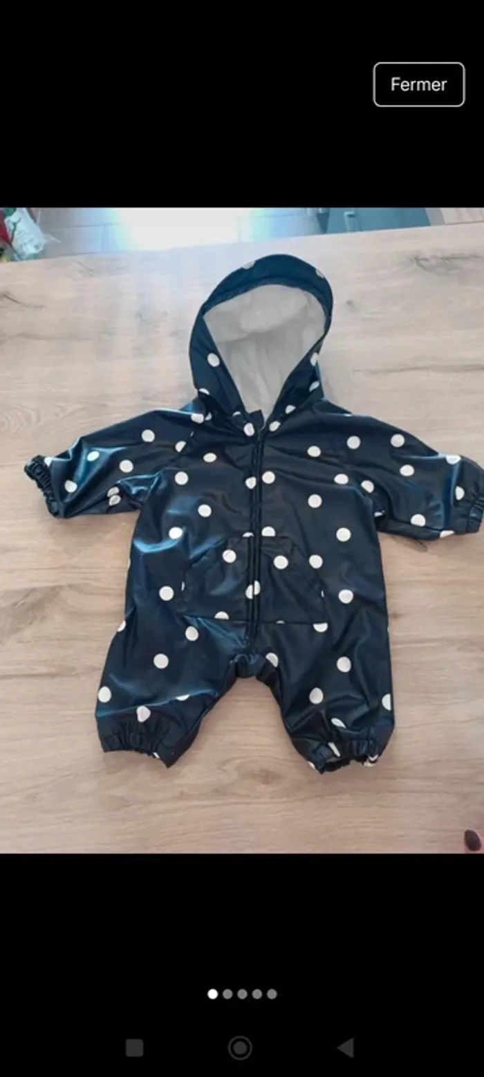 Combinaison imperméable mes p'tits cailloux