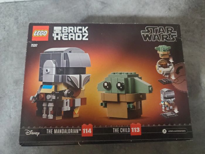 Lego Brick Headz le Mandalorien et Grogu. - photo numéro 2