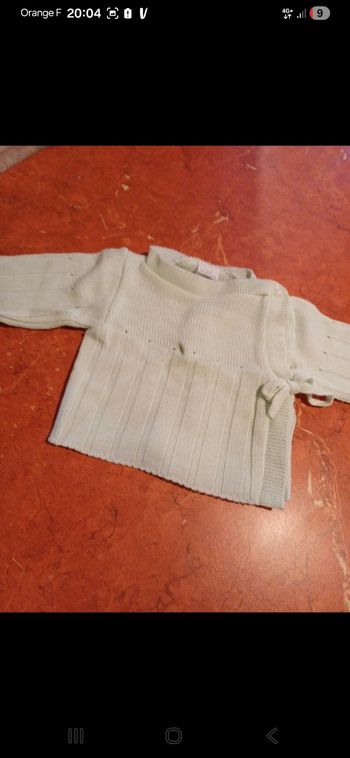 Brassière bébé taille naissance 