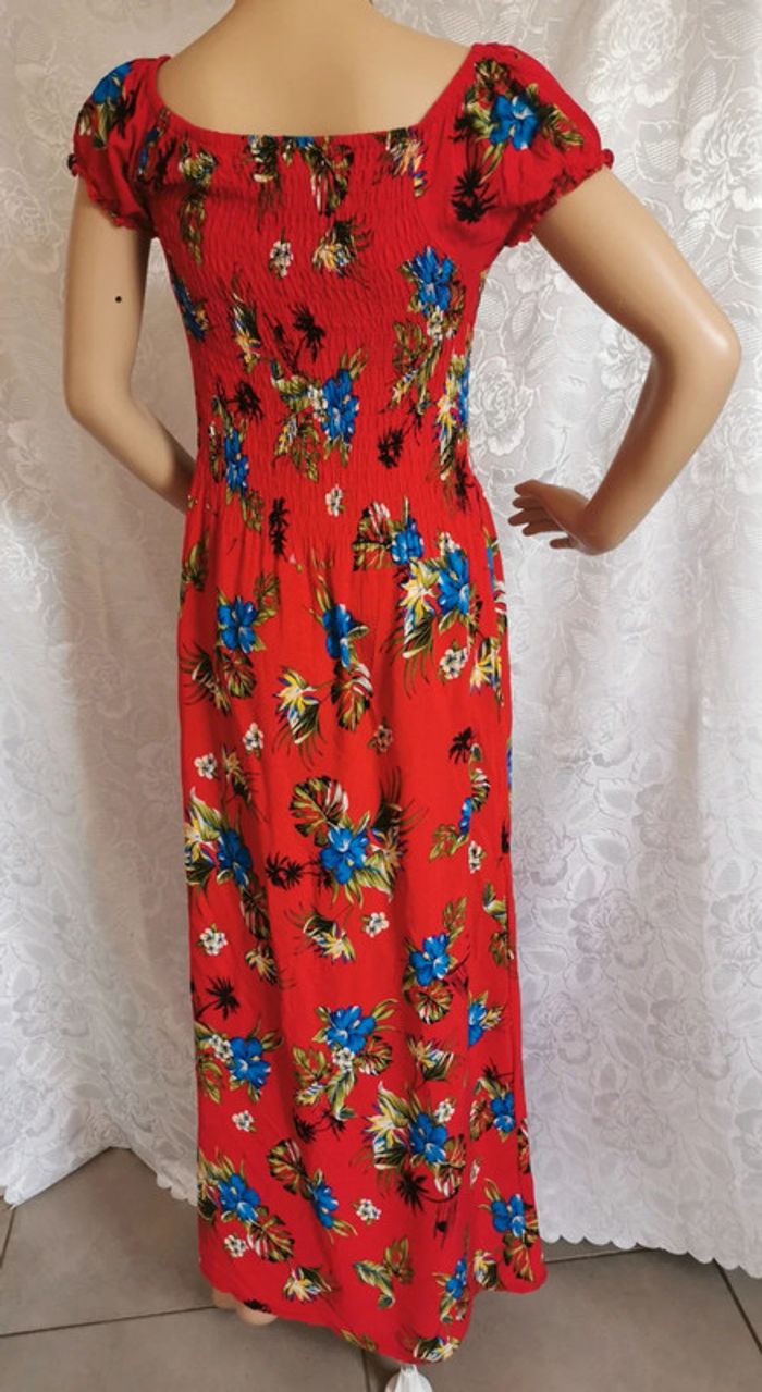Robe. Rouge. Bleu. Taille 40. Zeva - photo numéro 4