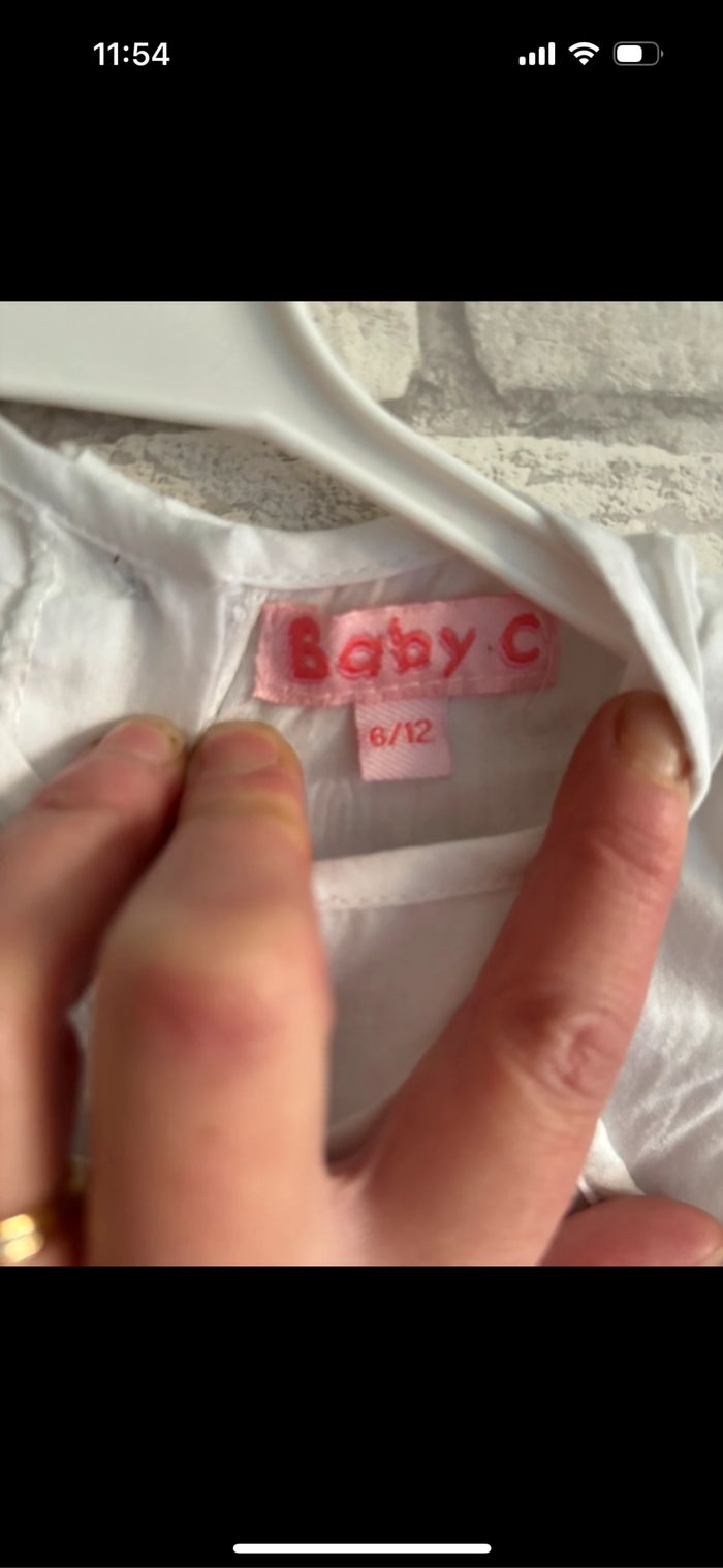 Robe robe baby C taille 6/12 mois - photo numéro 3