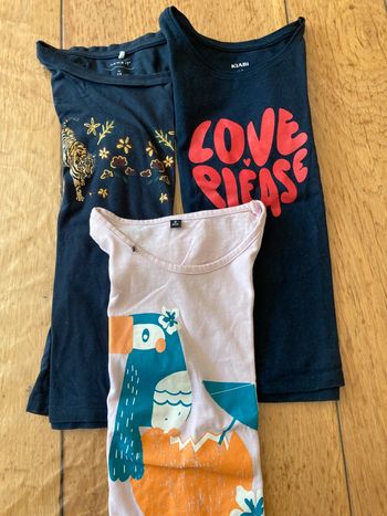 Lot teeshirt manche courte