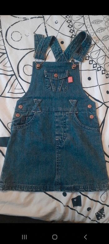 Robe salopette en jeans in extenso 18 mois