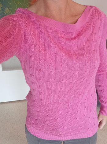 Pull raph Lauren rose M neuf