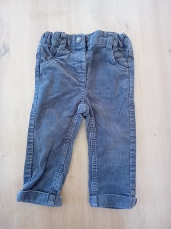 Pantalon velours 12 mois
