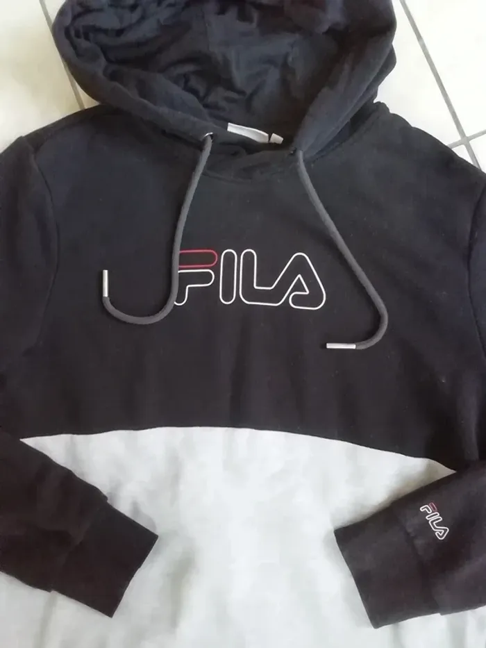 Sweat À Capuche Mixte Fila Taille S. - photo numéro 2