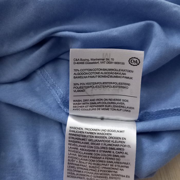 Chemise de nuit femme bleu C&A taille M - photo numéro 6