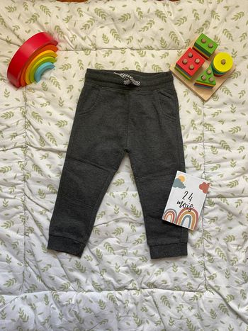 pantalon de jogging gris lien de serrage 24 mois kiabi