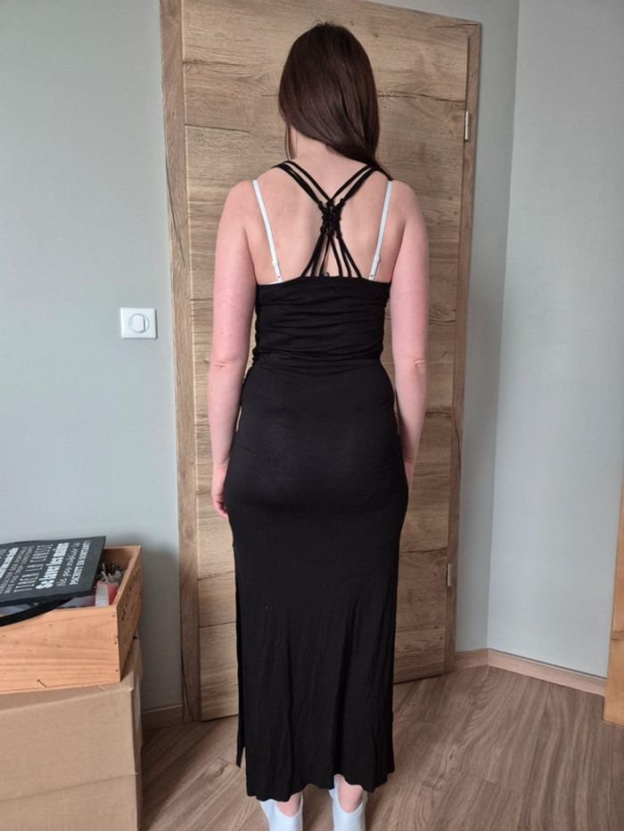 Robe longue noire fendue jennyfer - photo numéro 2
