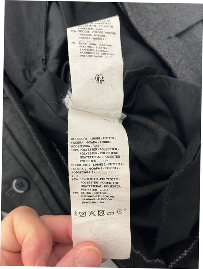 Ensemble costume veste taille 50 et pantalon taille 38 Devred - photo numéro 16