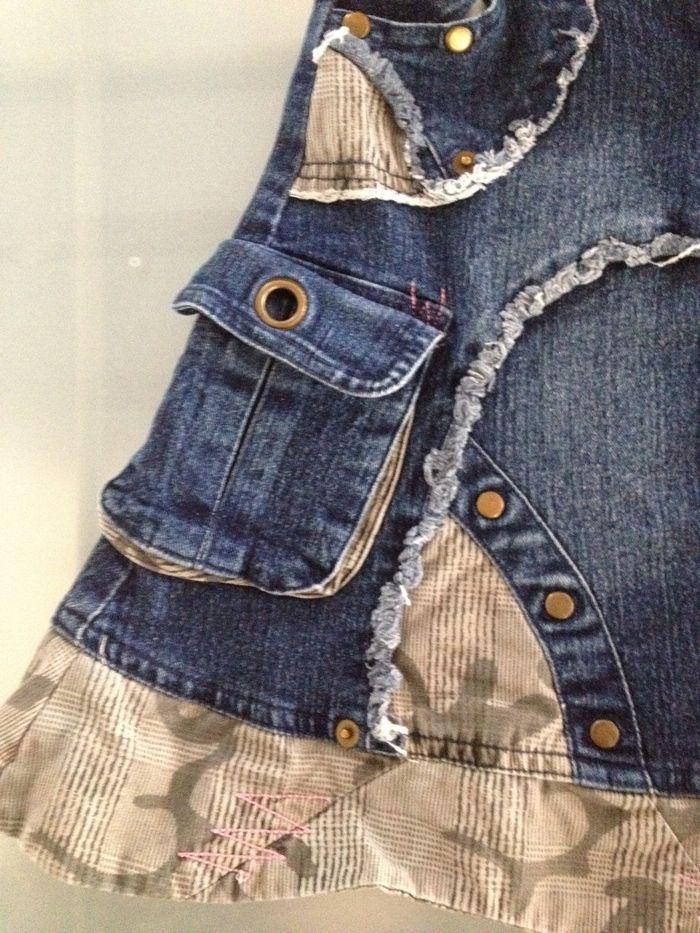 Jupe jean treilli 4ans - photo numéro 3