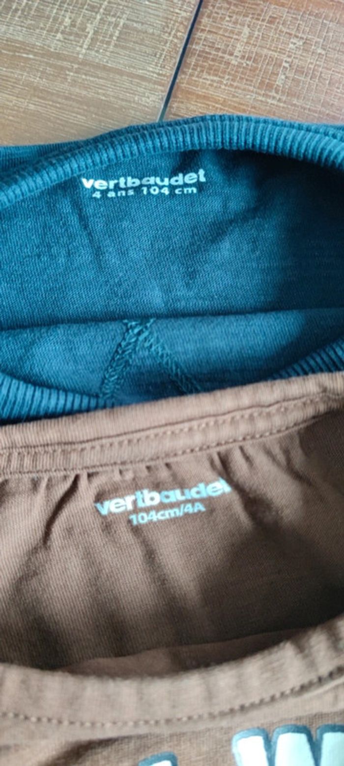 Lot de 2 tee-shirts ML 4 ans - photo numéro 5
