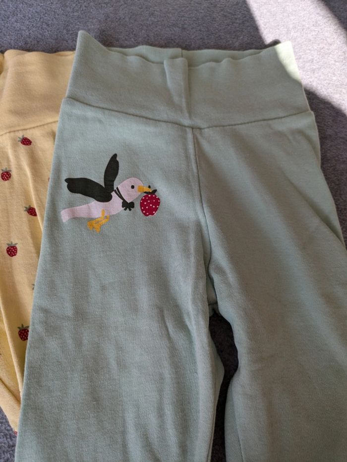 Lot de 2 très beaux pantalons Lupilu bébé fille - photo numéro 3