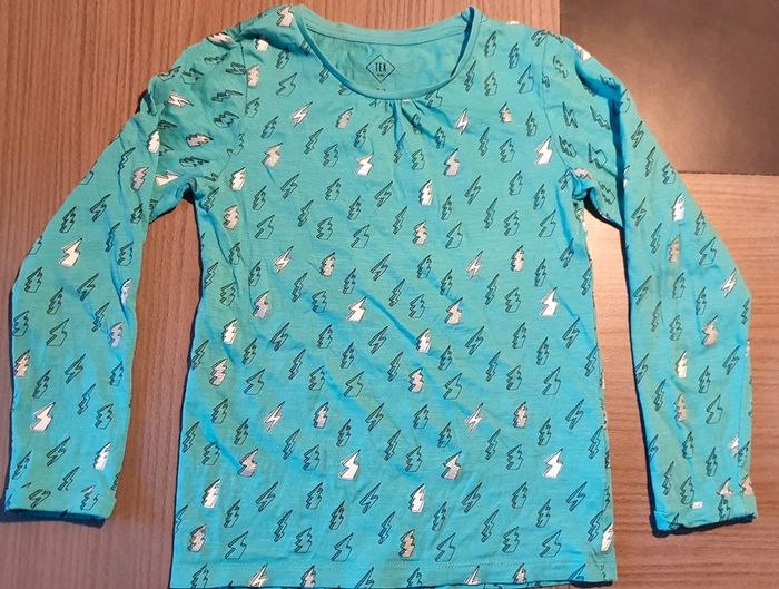 Tee shirt éclair 6/7ans - photo numéro 3