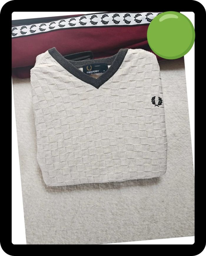 Pull fin décontracté Fred Perry taille M