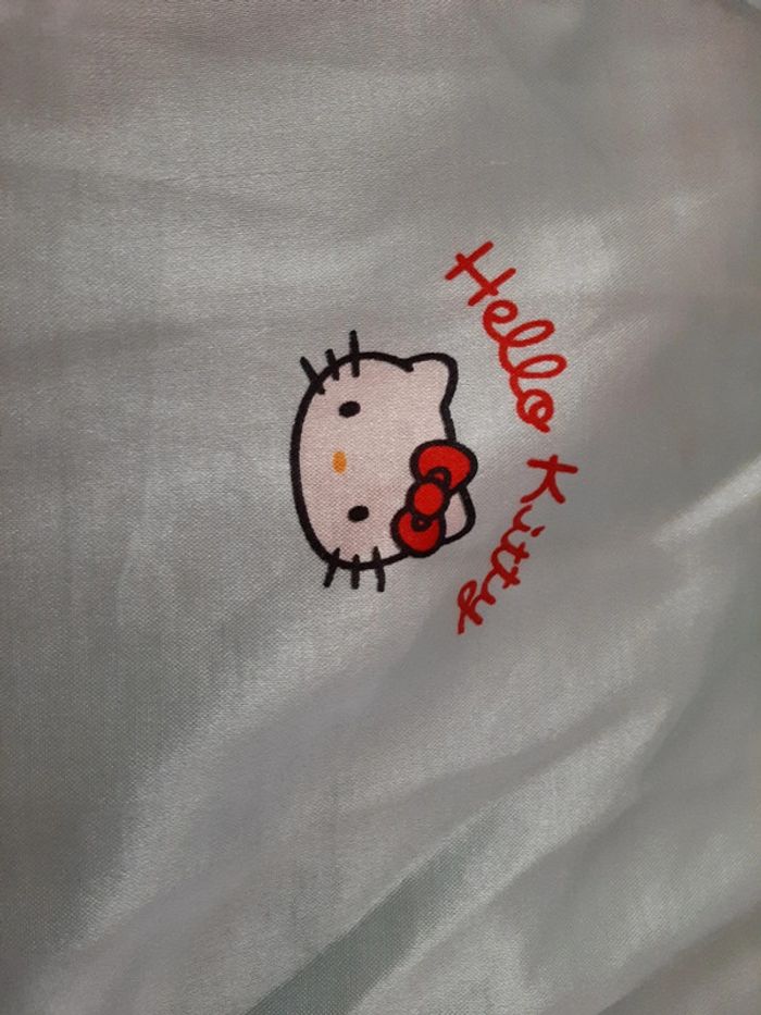 Ensemble chemise de nuit et peignoir Hello Kitty bleu ciel taille 14ans - photo numéro 5