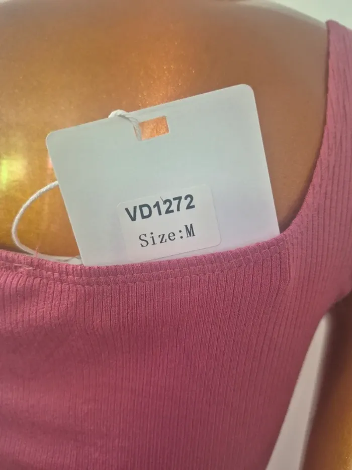Débardeur Vieux Rose Femme Taille M/38 - photo numéro 3