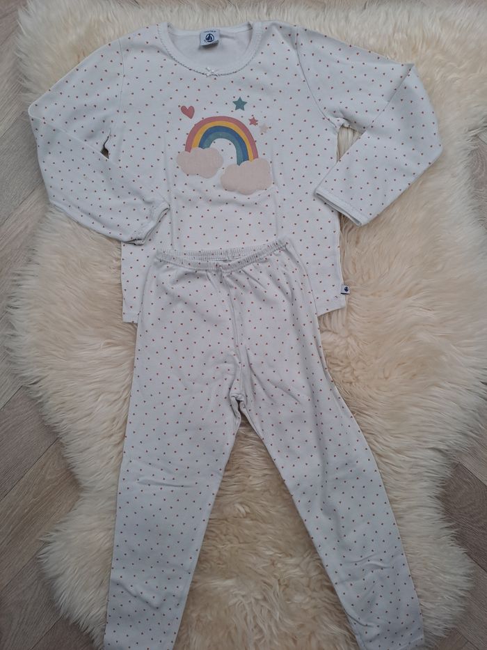 Lot de 2 pyjamas longs Okaidi et Petit Bateau taille 6 ans - photo numéro 2