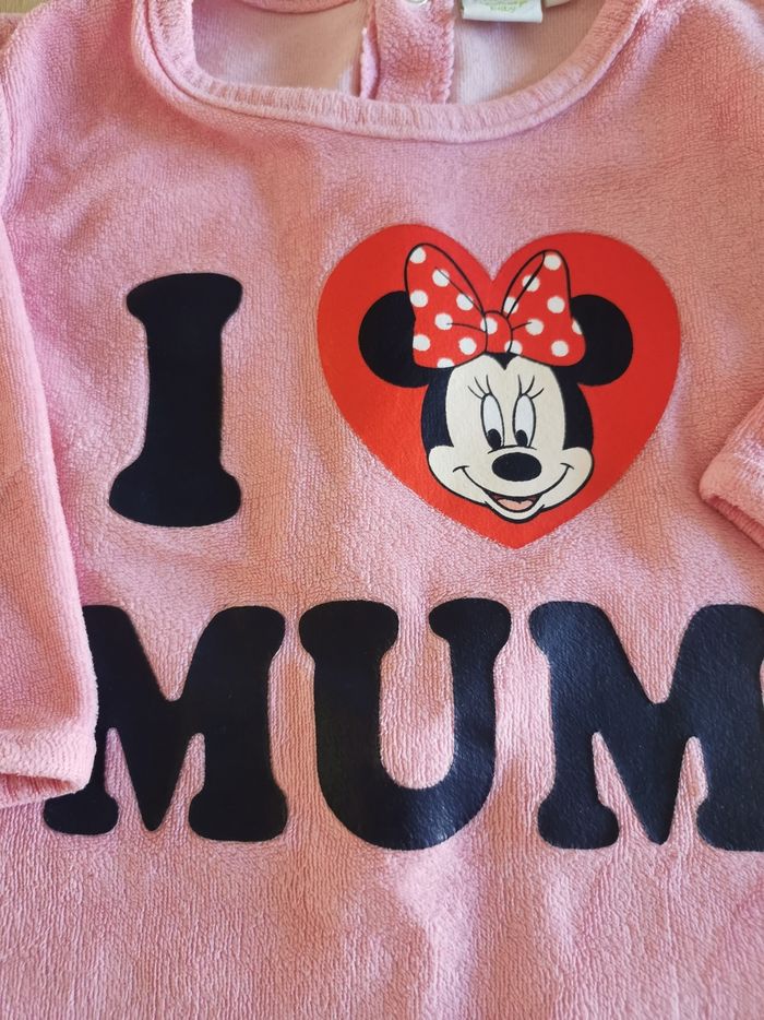 Pyjama en velour rose minnie bébé fille 18mois disney - photo numéro 2