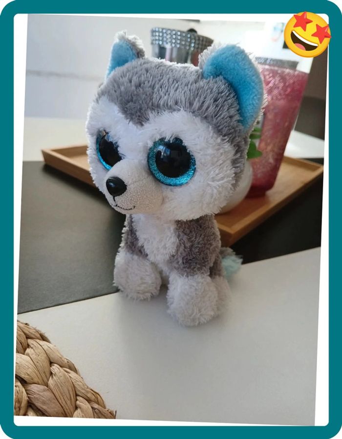 Péluche Ty Loup Beanie Boo's🌿🎁 - photo numéro 4