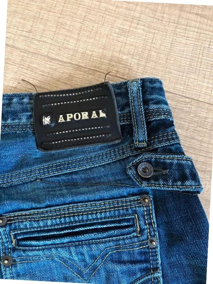 Jean bleu marine pour homme Kaporal taille 38 excellent état - photo numéro 10