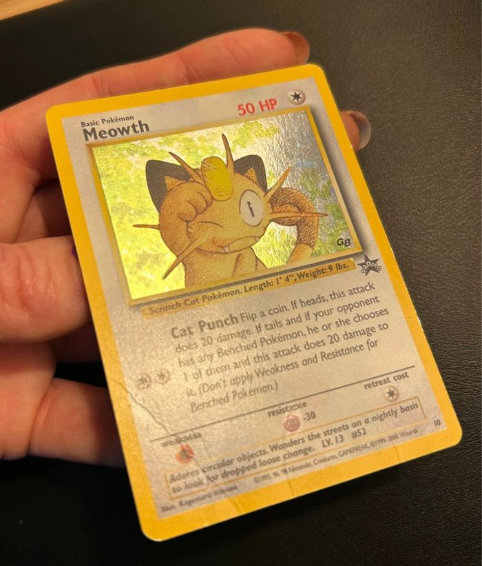 Carte Pokémon anglaise Meowth 10 - photo numéro 4