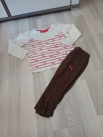 leggings et tee-shirt manche longue 18 mois puma