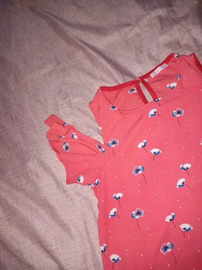 Tee-shirt rouge gemo 12 ans - photo numéro 2