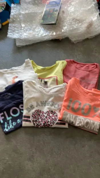 Lot tee-shirts fille 4 5 ans