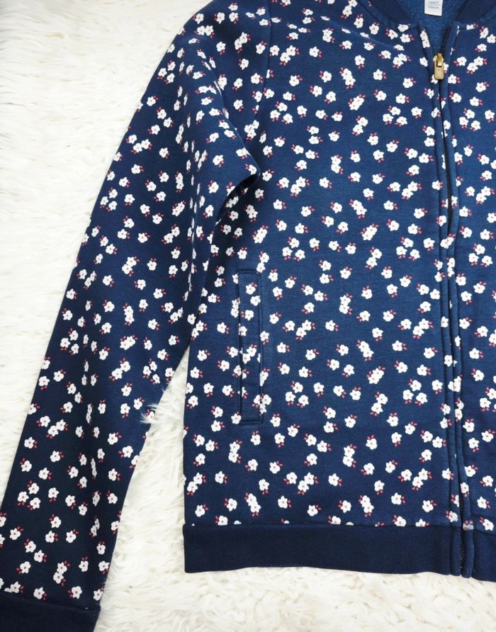 Teddy zippé bleu marine Fille taille 12 ans marque Okaidi 🦜 - photo numéro 6