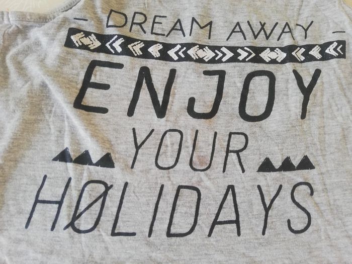 Débardeur gris 10 ans fille - photo numéro 3