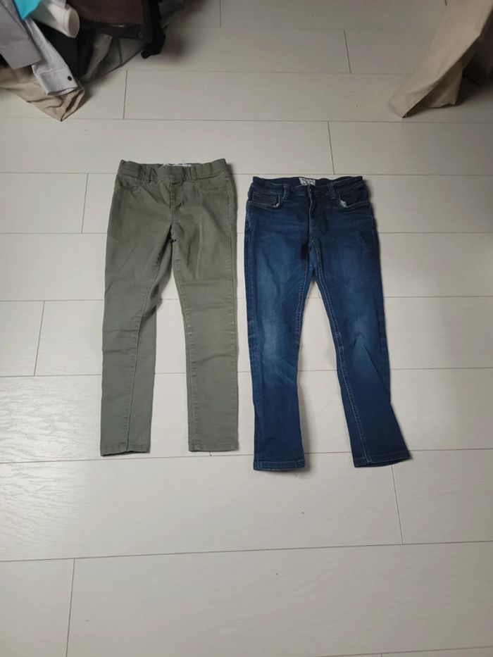2 jeans fille 10.11 11.12