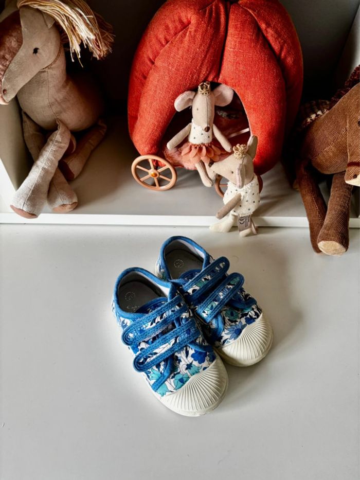 Chaussures tennis Liberty Jacadi bébé fille 20