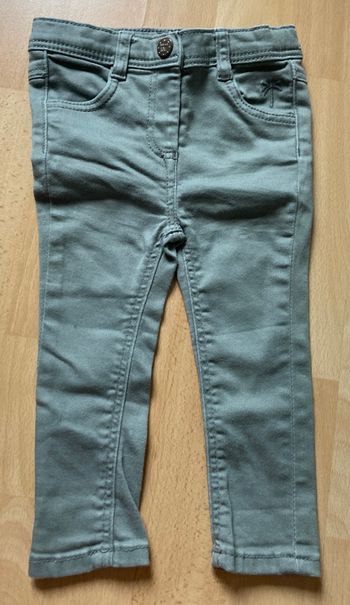 pantalon slim broderie palmier taille 12 mois