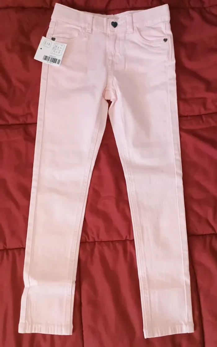 Pantalon/Jean 7 ans + Tee-shirt 8 ans, Neufs - photo numéro 4