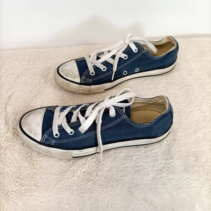 Converse basses All star - converse bleu marine basse taille 35 - photo numéro 4
