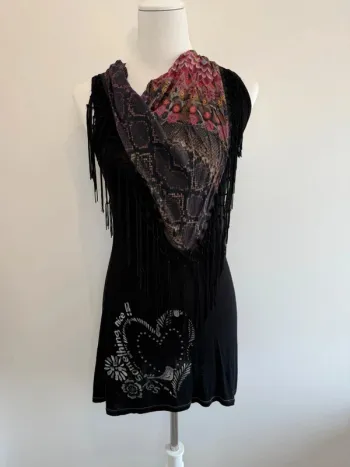 Robe d'été Desigual noire taille S neuve