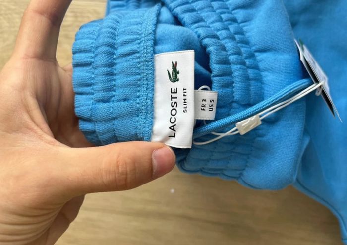 Jogging Lacoste Bleu S - photo numéro 3