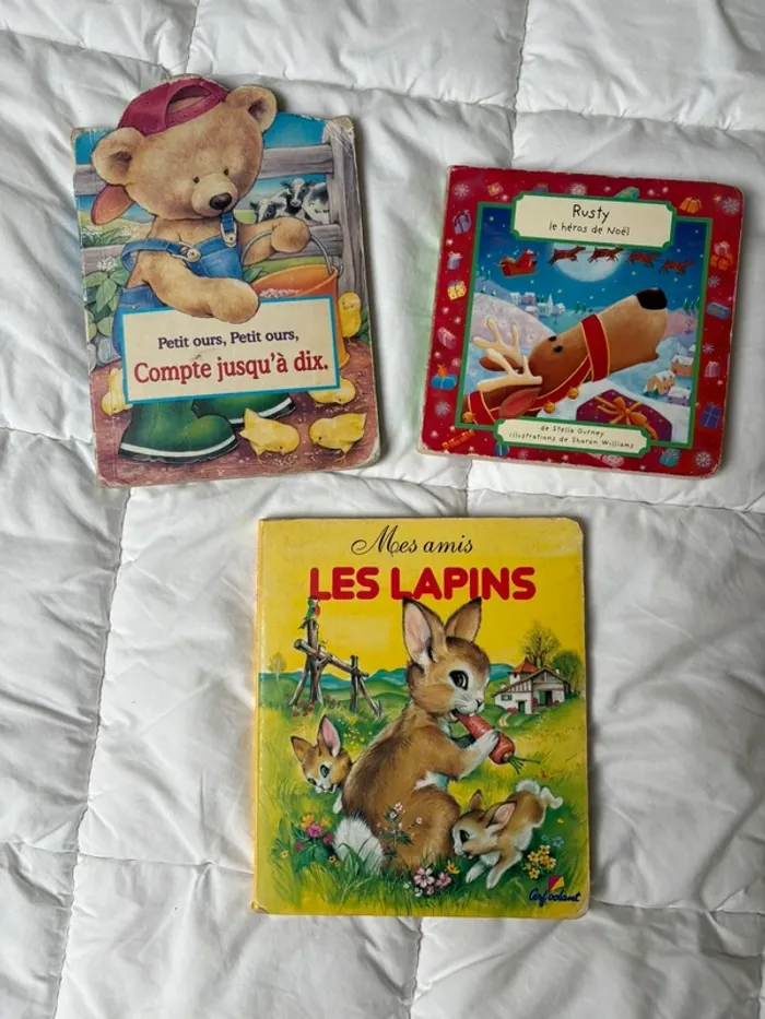 Lot 3 livres enfant cartonnés