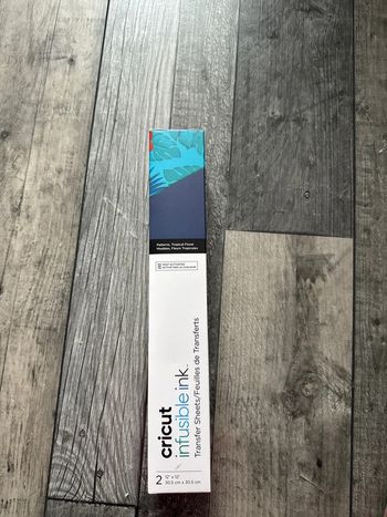 Cricut infusible ink tropical