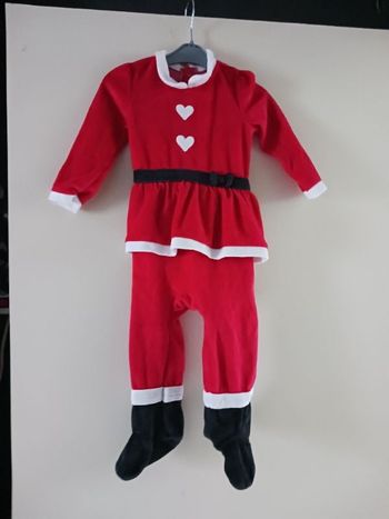 Pyjama de Noël 12 mois in extenso