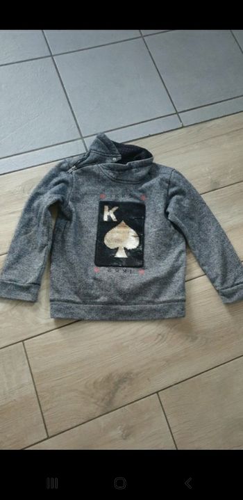 Sweat paillettes ikks 6 ans