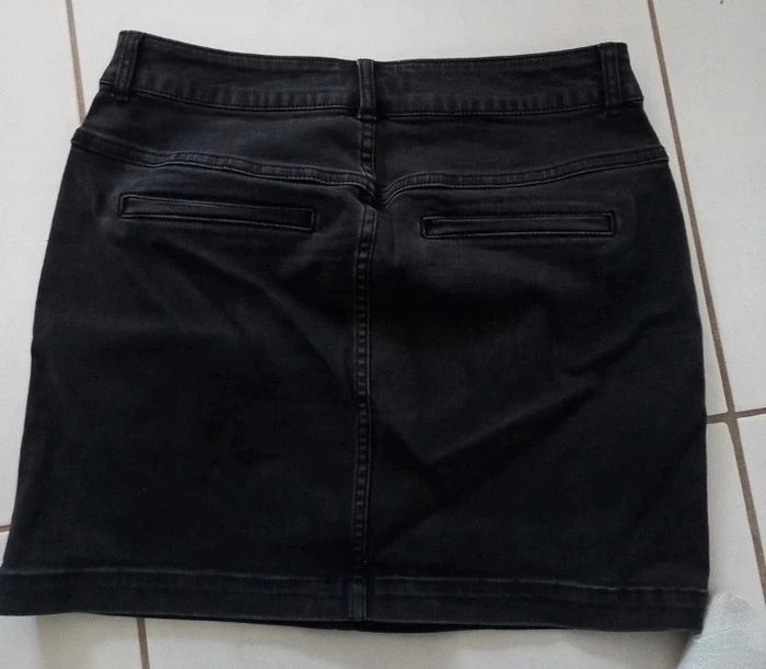 Cache Cache - jupe en jeans taille 38 | noire - printemps été - photo numéro 5