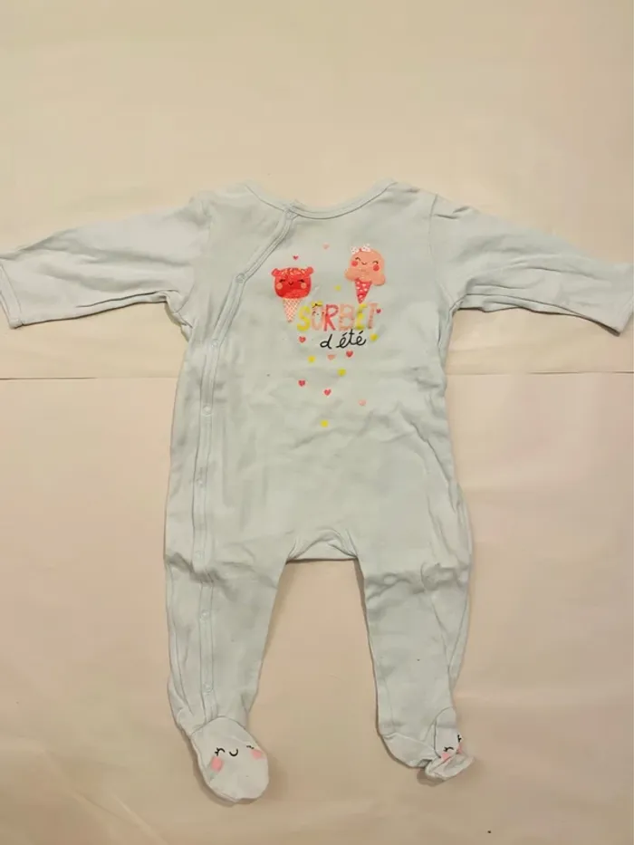 Lot 4 pyjamas fille 12 mois - photo numéro 3