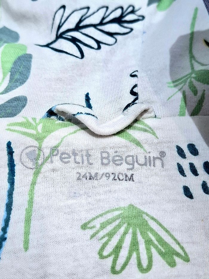 Veste coupe-vent à capuche Petit Béguin – 24 mois – bleu – enfant / bébé - photo numéro 2