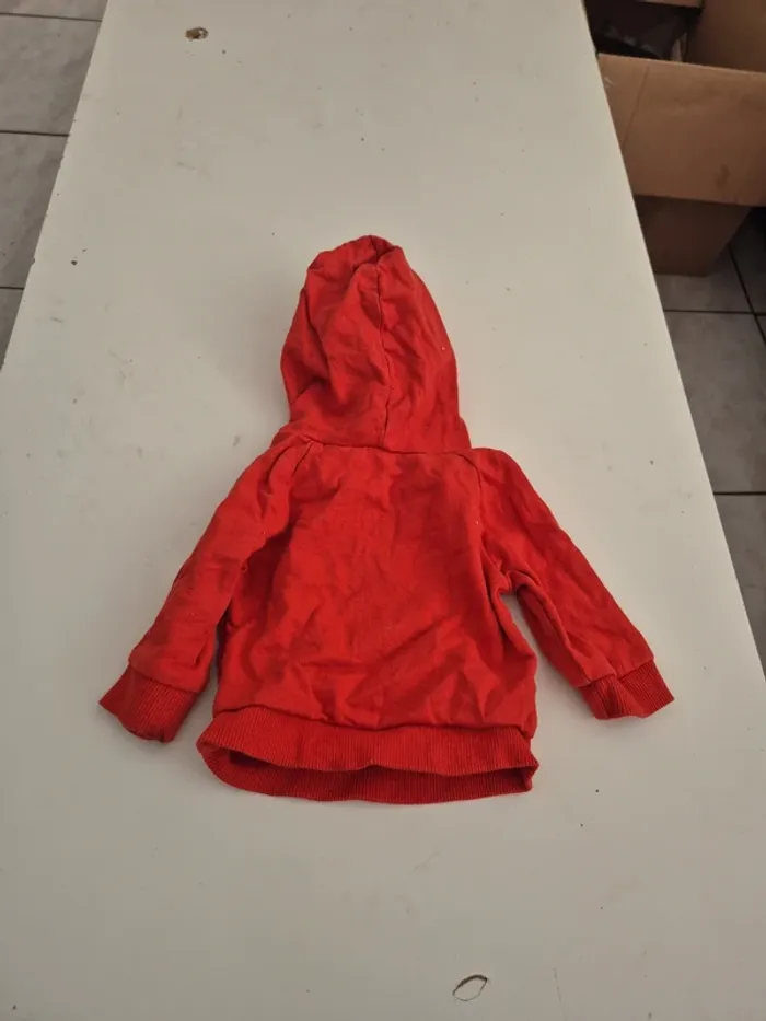 Pull à capuche mickey 3 mois - photo numéro 3